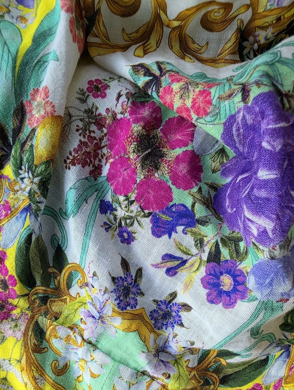 Milla By CAMILLA LUXERY AUSTRALIAN LINEN Bright Yellow Floral Girls' Sundress 4